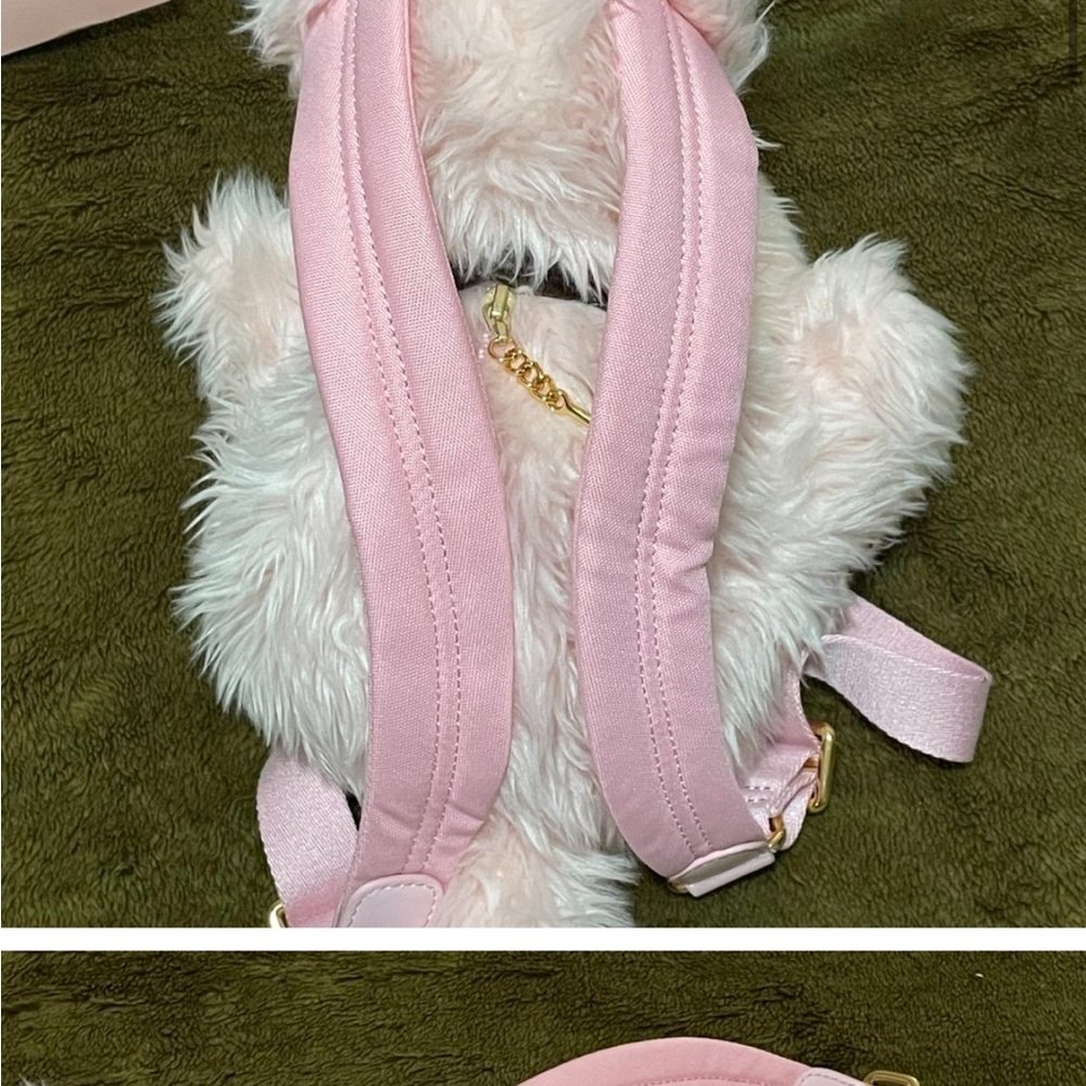 Juicy couture Pink Scottie Dog plush Backpack ISO - Picture 4 of 4